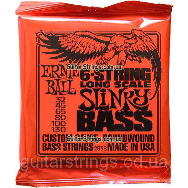 Струны Ernie Ball 2838 Long Scale Bass 6-String 32-130