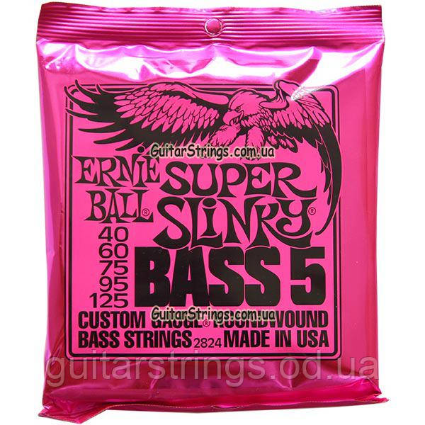 Струни Ernie Ball 2824 Super Bass 5-String 40-125