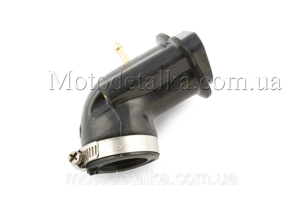 Патрубок карбюратора (колектор) 4T Скутер китаець 125/150 см3 (під 14-16 колесо).