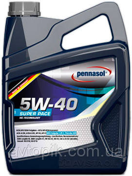 Моторне масло Pennasol Super Pace 5W-40 (4л.)