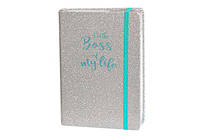 Блокнот А5 Wilhelm Büro 144 аркуші клітинка на гумці WB-5694, 5056946