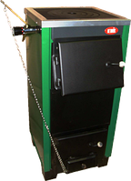 КОТВ-20П. Твердопаливний котел з плитою потужністю 20 кВт