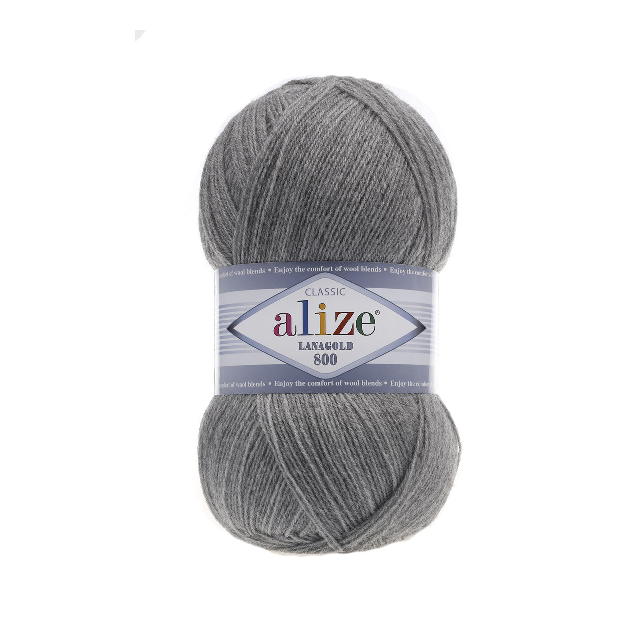 Alize Lanagold 800 — 21 сірий меланж