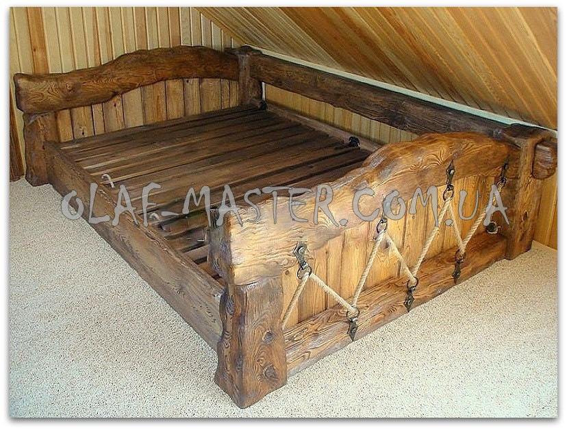 Кровать под старину с ковкой - фото 3 - id-p720726816