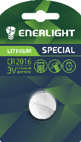 Батарейка літієва ENERLIGHT CR 2016 3V