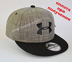 Чоловіча дитяча підліткова кепка реперка Snapback Under Armour Чолович спортивна нова прямий козирок