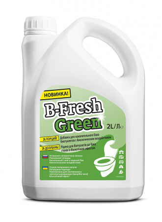 Засіб для біотуалетів B-Fresh Green, 2 л