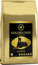 Корм для активних собак GOLDEN DOG active 10 кг