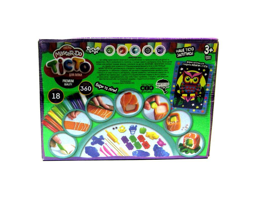 Набір тіста для ліплення "Master Do" 18 кольорів Danko Toys, фото 3