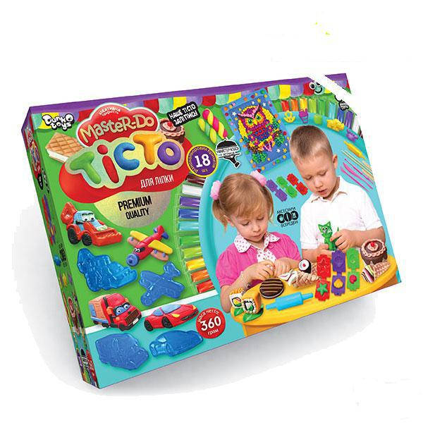 Набір тіста для ліплення "Master Do" 18 кольорів Danko Toys, фото 1