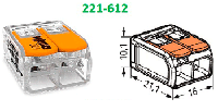 WAGO-клемма 2 контактная 0,5-6мм2 для распределительных коробок
