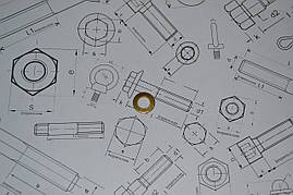 Шайба плоска латунна Ф5 ГОСТ 11371-78, DIN 125