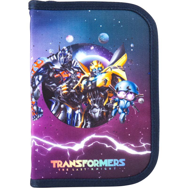 Пенал Kite TF18-621-1 1 отделение 1 отворот без наполнения "Transformers"