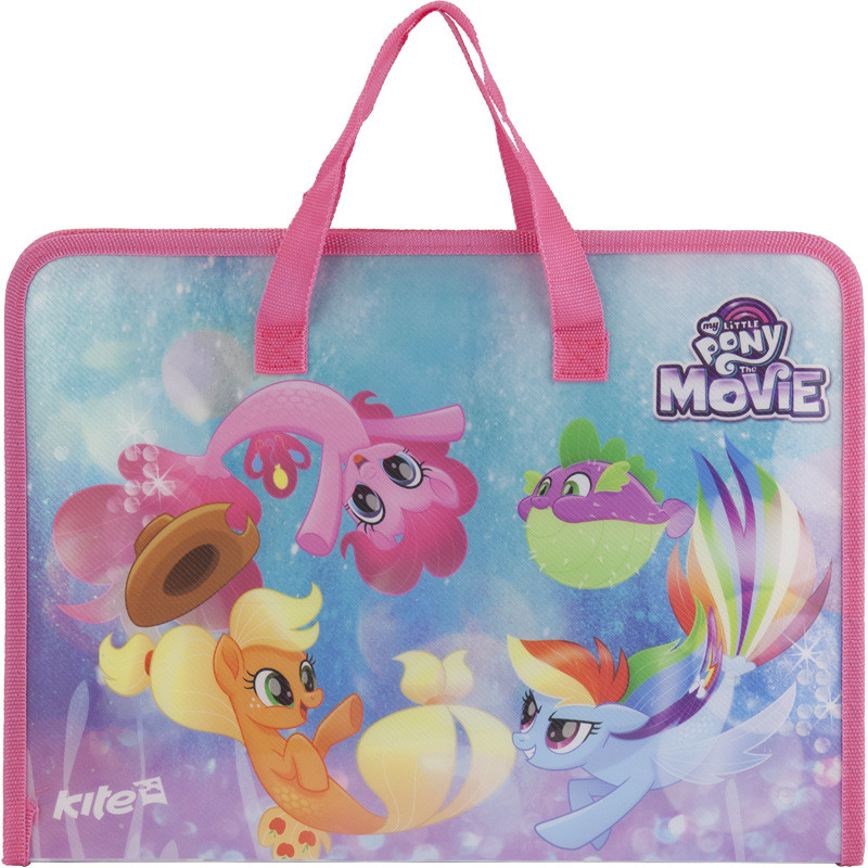 Папка с ручками на молнии Kite А4 LP17-202-02 My little pony