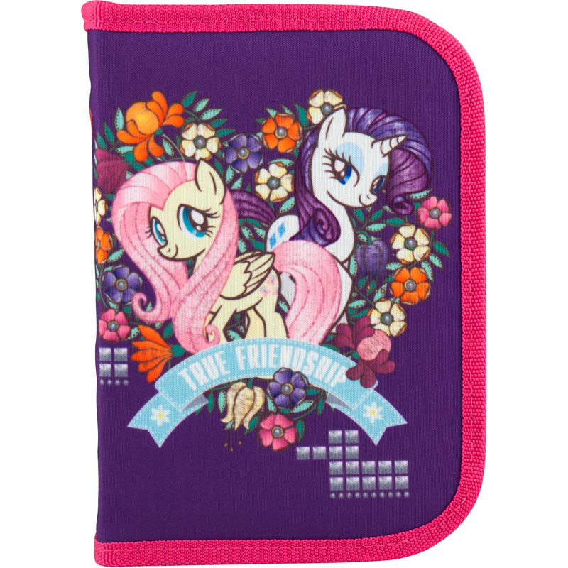 Пенал Kite LP18-621-2 1 отделение 1 отворот без наполнения "My little pony"
