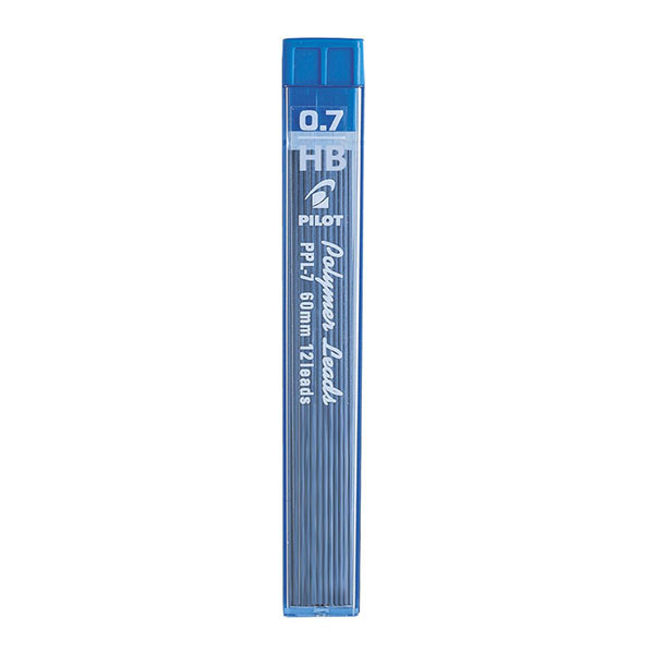 Грифели для механического карандаша 0,7 мм., HB, (12 штук) Pilot PPL-7 Polymer Leads