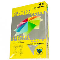 Бумага цветная желтая интенсивная, 25 листов, А4, 160 г/м2, IT 210 Lemon, Spectra Color