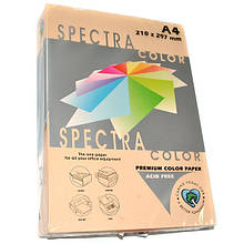 Папір кольоровий персиковий пастельний, 50 аркушів, А4, 80 г/м2, IT 150 Peach, Spectra Color