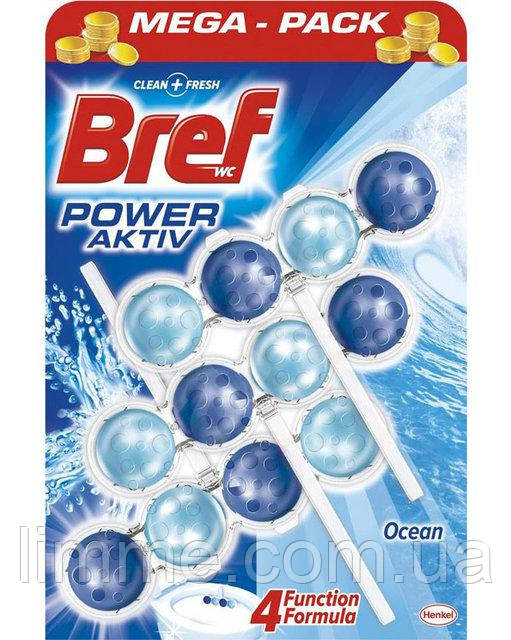 Туалетні кульки Bref power aktiv ocean 3x50 р.