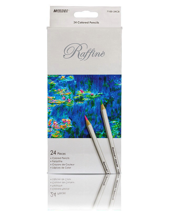 Олівці кольорові 24 кольори Marco Raffine 7100-24CB