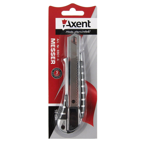 Нож канцелярский Axent 6901-A 18 мм