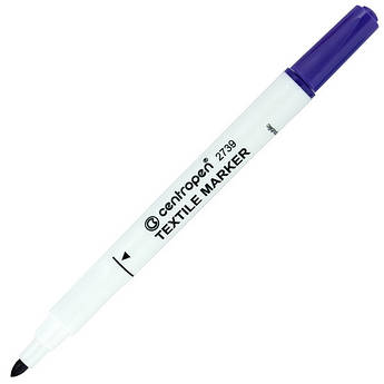 Маркер для текстилю фіолетовий 2 мм, Centropen 2739/08