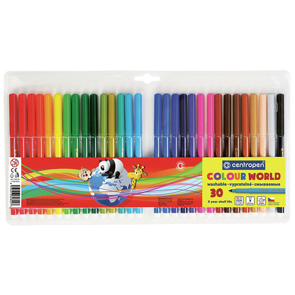 Фломастеры Centropen Colour World 7550 30 цв.