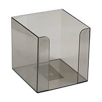 Куб для бумаги 90*90*90 мм, дымчатый пластиковый, Axent D4005-28