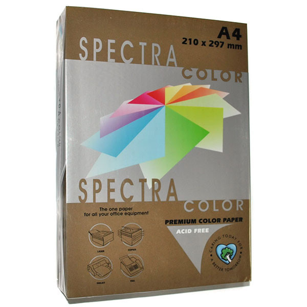 Папір кольоровий темно-коричневий, 50 аркушів, А4, 80 г/м2, IT 43A Chocolate, Spectra Color