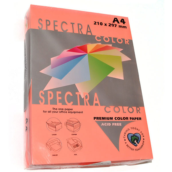 Бумага цветная А4, 75 г/м2 - Spectra Color IT 342 Cyber HP Pink, розовый неон 50 листов
