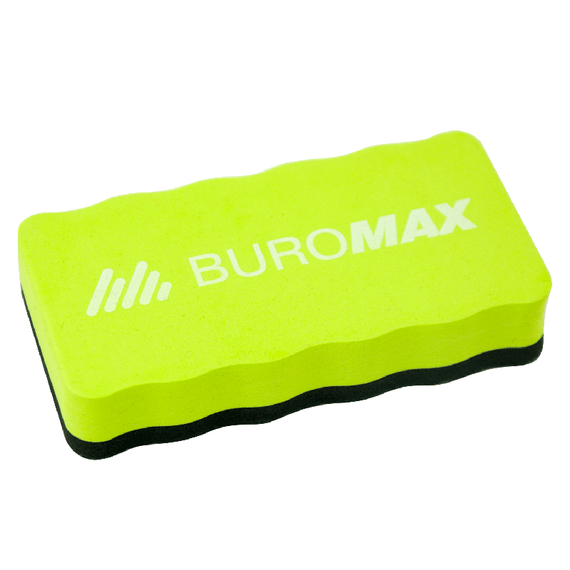 Губка для магнітно-маркерних дошок, магнітна, Buromax BM.0074-15, зелена