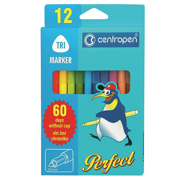 Фломастеры Centropen Perfect 2510 12 цв.