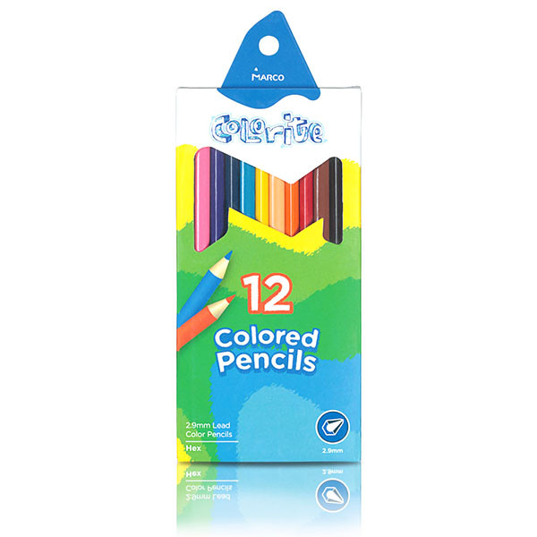 Карандаши цветные Marco Colorite 12 цветов 1100-12CB