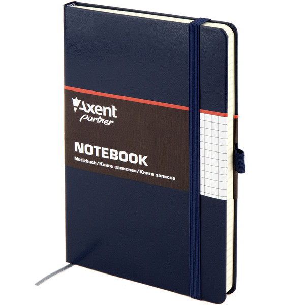 Книга записная Axent Partner А5 8201-02-A 125*195 мм клетка 96 листов синяя