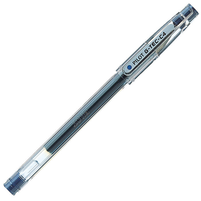 Ручка гелева синя 0,4 мм Pilot G-Tec-C4