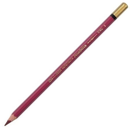 Акварельний олівець Koh-i-noor Mondeluz 3720/008 Bordeaux Red бордово-червоний