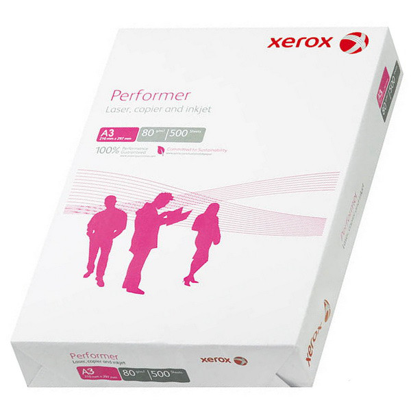 Папір офісний А3, 80 г/м2, 500 аркушів, Xerox Performer