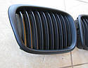 Решітка радіатора (ніздрі) BMW E39 чорна, фото 3