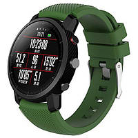 Силиконовый ремешок Primo для часов Xiaomi Huami Amazfit SportWatch 2 / Amazfit Stratos - Army Green