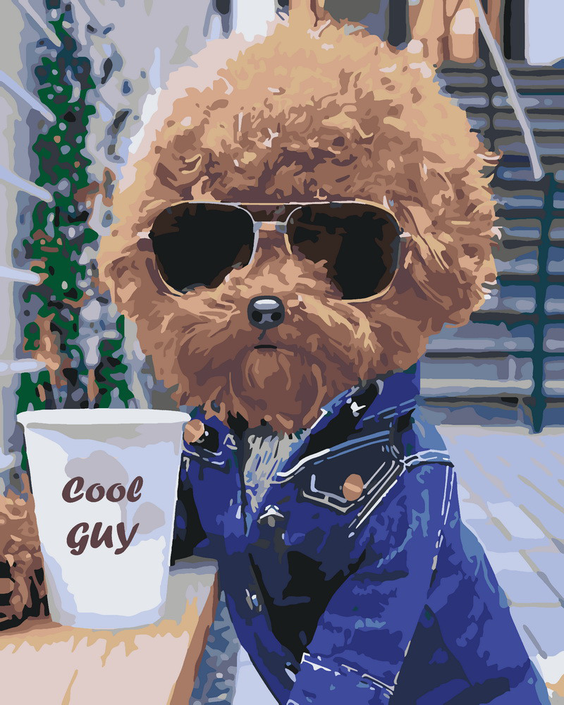 Розмальовка за номерами Cool guy (KH4072) Ідейка 40 х 50 см, фото 1