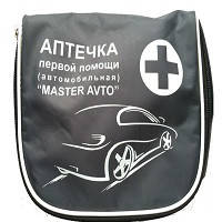 Аптечка автомобільна АМА-1 (до 9 осіб) "Master Avto" Сіра