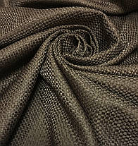 Готові Штори Льон Глорія Коричневий, 2 штори, фото 3