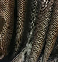 Готові Штори Льон Глорія Коричневий, 2 штори, фото 5