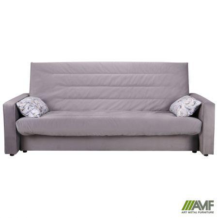 Диван Одіссей ППУ Kolibri Silver (чохол, короб, підлокітники), Rainwing 218 2 (подушки) AMF