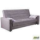 Диван Одіссей ППУ Kolibri Silver (чохол, короб, підлокітники), Rainwing 218 2 (подушки) AMF, фото 3