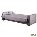 Диван Одіссей ППУ Kolibri Silver (чохол, короб, підлокітники), Rainwing 218 2 (подушки) AMF, фото 6