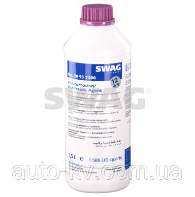 Антифриз Swag 30937400 G12++ (бузковий) 1,5 л