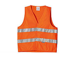Жилет сигнальний жовтогарячий XL єврощільність