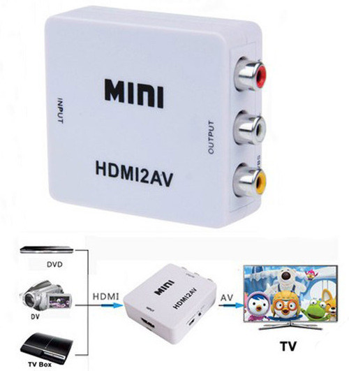 Конвертер HDMI to AV (RCA) 001, фото 1