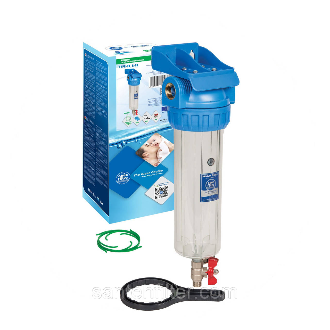 Колба самопромивна 3/4" Aquafilter (Аквафільтр для холодної води)